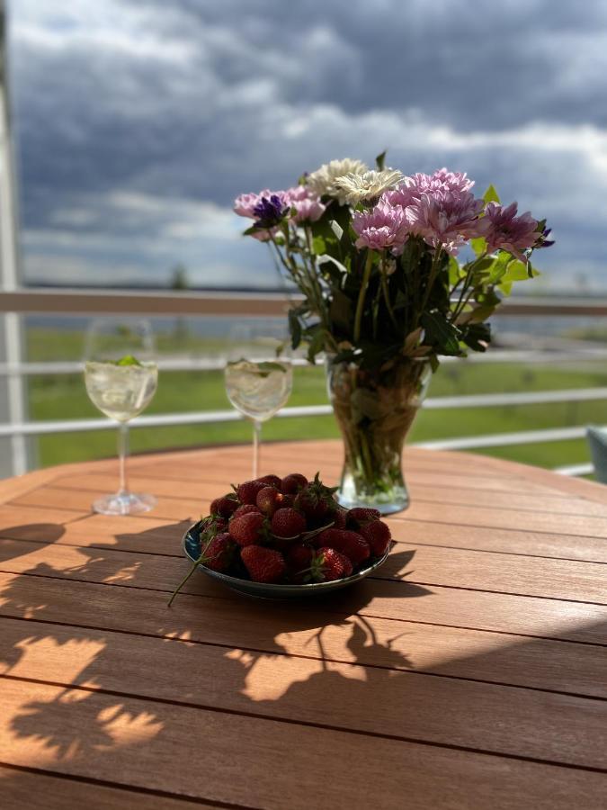Modernes Apartment Am Hafen Mit Seeblick Grossräschen Eksteriør bilde